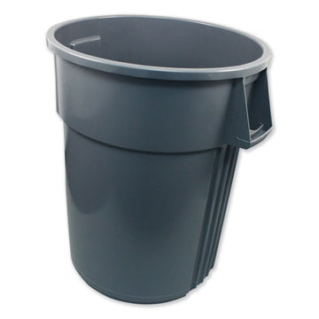 Impact® Gator Plus Container, Round, Plastic, 55 Gal, Gray freeshipping - TVN Wholesale
